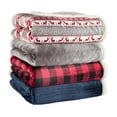 thumbnail image 2 of Better Homes & Gardens Full/Queen Sherpa Blanket, Grey, 2 of 5