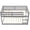 Gray, variant on PORKISS Bunk Bed Twin Over Twin, Low Floor Bunk Bed for Kids with Guard Rails for Dorm, Small Space, No Box Spring Needed, White