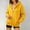 Yellow full zip drawstring hoodie women a1, variant on thefmos Women's Hooded Zip Up Sweatshirt with Pockets Drawstring Solid Color Casual Pullover Fashion Fall Winter Outfit, Pink 2XL