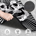 thumbnail image 3 of Balery Psychedelic Skull Illusion Art Juego de 4 Alfombrillas para Auto, Revestimientos de Caucho Resistente, Diseño Antideslizante, 3 of 7