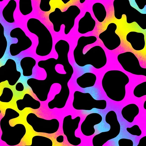 Leopard Peel and Stick Wallpaper Rainbow Spots Contact Paper Self Adhesive and Removable Wallpaper for Bathroom Bedroom Cabinet Drawer 24in x 118in