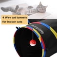 thumbnail image 3 of Cat Tunnel SweetBin de 4 vías para gatos de interior, 10 cm de diámetro, 3 of 7
