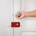 thumbnail image 3 of HEALEEP Door Lock Security Square Slide Bolt for Fences 1Set, 3 of 8