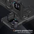 thumbnail image 3 of Dteck Magnetic Case for Motorola Moto G Stylus 5G 2023,Military-Grade Shockproof Silicone +PC Case Built-in Camera Stand Cover for Moto G Stylus 5G 2023,Black, 3 of 8