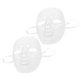 thumbnail image 4 of KAKOWELY 2 máscaras en blanco para hombre, máscara de fiesta, máscara de cosplay, 4 of 5