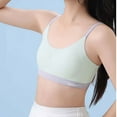 thumbnail image 5 of Gelikeya Girls Training Bras Size 12-13 Trendy Solid 2025 Sports Bras Adjustable Straps Teen Girl Bras Breathable Cotton Bra (Green, 12-13 Years), 5 of 5
