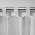 thumbnail image 4 of Exclusive Home Cabana Solid Indoor/Outdoor Light Filtering Hook-and-Loop Tab Top Curtain Panel Pair, 54"x96", Cloud Grey, 4 of 10