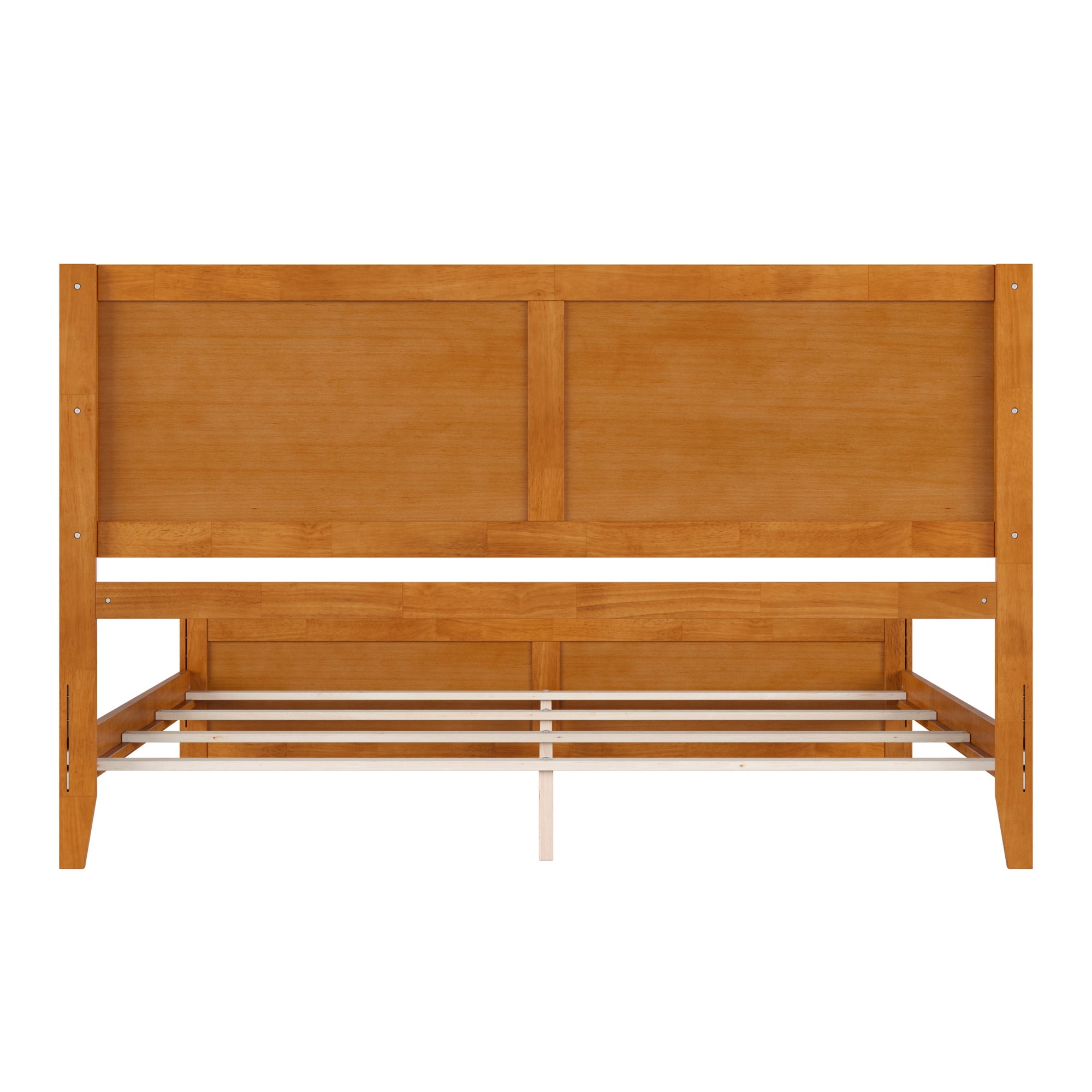 AFI Canyon Light Toffee Solid Wood Foundation Bed Frame with Matching Footboard, King