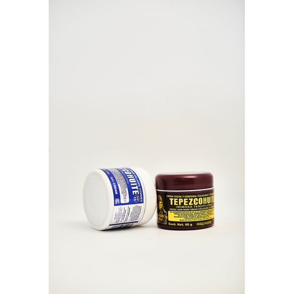 PAck de 2 piezas crema de tepezcohite para dia y noche 60gr