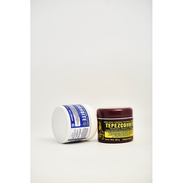 PAck de 2 piezas crema de tepezcohite para dia y noche 60gr