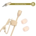 thumbnail image 1 of Luckyn Beige Lavalier Clip Microphone 3.5mm 3 Broches 4 Broches XLR pour Shure Sans Fil, 1 of 4