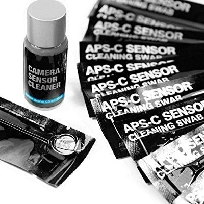 ues aspc-16 professional sensor cleaning kits for advanced photo system type-c (aps-c) sensor (cmos and ccd): 14 sensor cleaning swabs and 15ml sensor