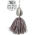 thumbnail image 2 of Tooth Shield Tackle Chubby Musky Bucktail Muskie Pike Double 8 Inline Spinner Musky Lures Baits Tackle (White Cranberry), 2 of 2
