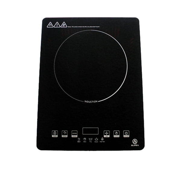 Parrilla de Inducción Supra Magnética Negra