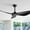 Black#5, variant on Tower Fan 42 Inch Flush Mount Ceiling Fans with LED Light 22W and Remote Control 5 ABS Fan Blades for Bedroom,Box Fan