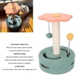thumbnail image 3 of 14in Cat Scratching Post Durable Sisal Scratcher Multifunctional Activities, Adorable Cat Toy With Climbing Frame Toy, Cat Scratcher, 3 of 8