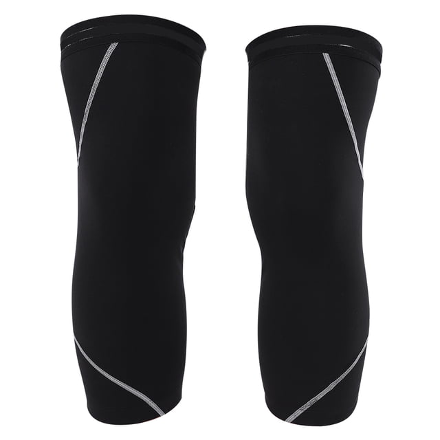Calentadores de rodilla térmicos de vellón para ciclismo al aire libre, leggings de ciclismo de invierno 2XL