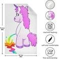 thumbnail image 4 of Bizarre Unicorn Pissing Rainbow Dish Towels Set of 4, Funny Washable Tea Towels Dishcloths Lint-Free 18x28 Inch Fast Drying for Kitchen Restaurant Bar Clean, 4 of 5
