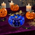 thumbnail image 5 of KMMYS Hand Blown Glass Pumpkin Figurine, Decorative Crystal Pumpkin, Halloween Thanksgiving Ornament, Exquisite Home Decor Accent, Unique Gift Idea, Festive Decor, 5 of 6