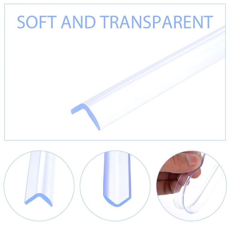 Topekada 20ft Edge Bumpers, Clear with Double-Sided Tape photo 4
