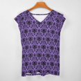 thumbnail image 3 of Haunted Mansion Short Sleeve T Shirts Summer V Neck Tops Fashion Casual Tee Shirt, 3 of 7