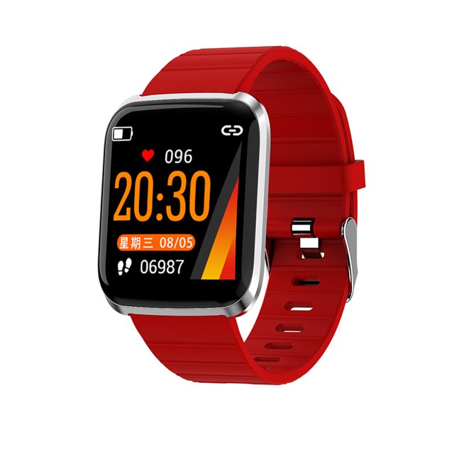 Bluetooth Impermeable Smartwatch Deporte Monitor De Ritmo Cardíaco Presión Arterial Fitness Tracker Pulsera Inteligente matsuzay EL013347-03
