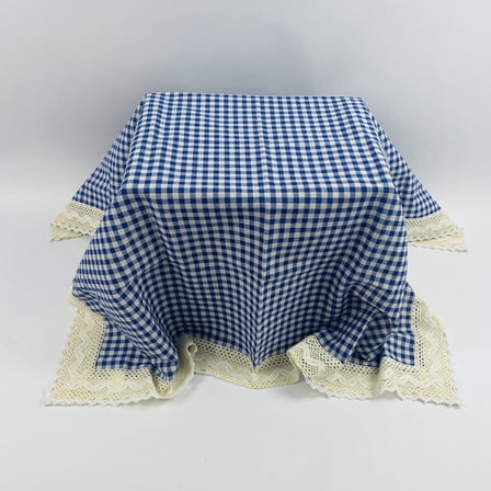 TSPY Textile Tablecloths 36 x 36 Inches Square Tablecloth, Blue