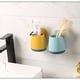 thumbnail image 2 of Naiovety Soporte para cepillos de Desagüe Lavabo Peine Organizador de de Estante de almacenamiento Cosméticos Accesorios Almacenamiento y organización del hogar Amarillo, 2 of 6