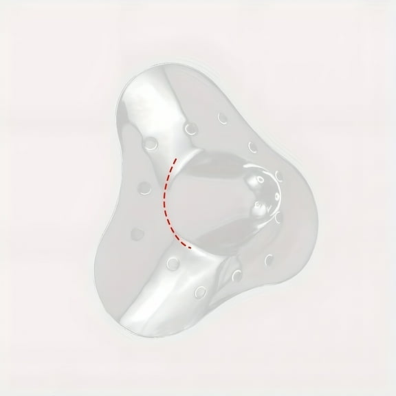 XIRQI 4pcs Silicone Nipple Protectors for Breastfeeding Moms - Transparent Soft Comfortable Soothing Item Shields with Symmetrical ings