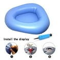 thumbnail image 3 of Inflatable Bedpan Compatible with Bedridden Patient Aid, Portable Toilet Ergonomic Curved Edges, Smooth Surface, PVC Material, Foldable Storage, ComCompatible withtable, 3 of 5