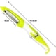 thumbnail image 2 of 2Pcs Professional Straight Peeler, Vegetable Peeler and Fruit Peeler, Swivel Peeler, Julienne Peeler, Potato Peeler, Carrot Peeler (Green), 2 of 3