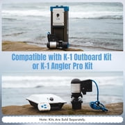 Bixpy US Fin Adapter for K-1 Motor – Plug and Play US Fin Box Mount, Corrosion-Resistant Motor Bracket for Paddleboards, SUP Boards, Kayaks, Inflatable Boats, Canoes and Small Watercraft
