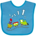 thumbnail image 3 of Inktastic 1st Birthday Party Train Boys or Girls Baby Bib, 3 of 4