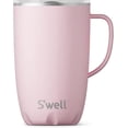 thumbnail image 1 of czcpp-- Stainless Steel Mug with Handle, Triple Layered Vacuum Insulated Containers Keeps Drinks Cold for 10 Hours and Hot for 3, BPA Free (16 oz, Pink Topaz), 1 of 4