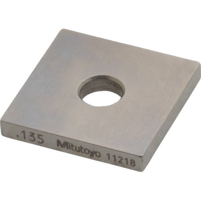 Mitutoyo 0.135" Square Steel Gage Block Accuracy Grade 0, Includes
