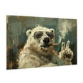 thumbnail image 2 of 1000 PCS Cigar Polar Bear 1000 Piece Jigsaw Puzzle For Adults,Vintage Style Animal Wooden Puzzle As Home Decor,Great For Relaxation And Display For Puzzle Enthusiast,Adults Puzzle, 2 of 6