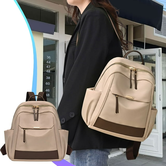Organizadores de armario y almacenamiento, bolso de hombro, tendencia de moda, mochila para estudiantes de secundaria, mochila para estudiantes universitarios, bolso de hombro informal de tela Oxford