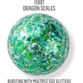 thumbnail image 2 of FolkArt Glitterific Pop Acrylic Paint - Dragon Scales, 2 oz, 2 of 9