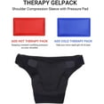 thumbnail image 2 of Adjustable Shoulder Brace for Men and Women Rotator Cuff Support Brace Shoulder Compression Sleeve with Pressure Pad for Shoulder Pain Relief for AC Joint Dislocations Left Grey, 2 of 8