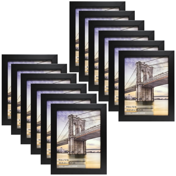 Studio Decor Black Flat Frame, Home, 12 Pack
