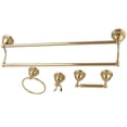 thumbnail image 6 of Kingston Brass BAK3963478SN Restoration 4-Piece Bathroom Hardware, Brushed Nickel, 6 of 7