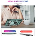 thumbnail image 6 of Compatible with Google Pixel 8A Case Built-in 360 Ring Holder Kickstand, Extreme Protection Military Armor Magnetic Car Dual Layer Protective Heavy Duty Phone Cover For Google Pixel 8A,Darkgreen, 6 of 6