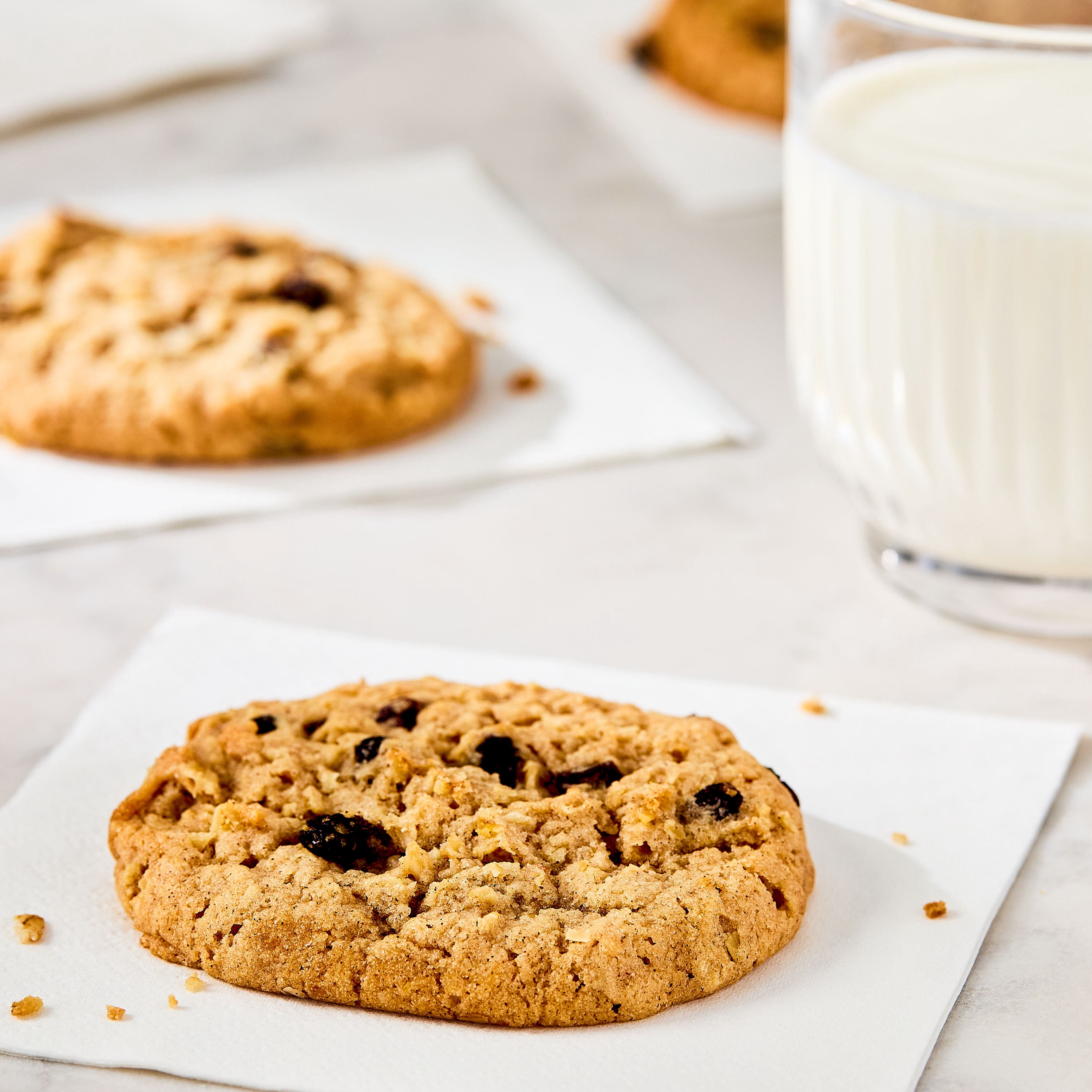 Freshness Guaranteed No Sugar Added Baked Oatmeal Raisin Cookies, 14 oz, 10 Count (Shelf Stable)