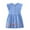 Blue, variant on MEZZALL Toddler Girl Short Sleeve Easter Dress Sundress Cotton Casual Flower Cartoon Playwear Applique Dresses, Sky Blue, 1-2 Years