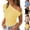 #03 Fluorescence Yellow, variant on Asymmetrical Ruched Sleeveless Tops for Women One Shoulder Cap Sleeve Tank Top Slim Fit Stretchy Form Fitting Tee, #03 Black, XXL