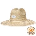 thumbnail image 6 of Panama Jack Women's Sun Hat - Lifeguard, Hand Woven Straw, UPF (SPF) 50+ UVA/UVB sun protection, 4" Big Brim (Natural), 6 of 9