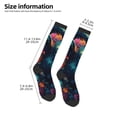 thumbnail image 2 of Balery Colorful Flower Goat Calcetines novedosos Calcetines deportivos Calcetines hasta la rodilla Calcetines de algodón Calcetines originales y geniales, 2 of 6