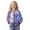 Purple Dragon Flowers, variant on Uorisanigo Zipper Hoodie Sweatshirt Coat for Boys and Girls, Long Sleeve Purple Dragon Flowers Pullover Tops with Pockets for Vacation Shopping Exercise Wear