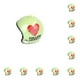 thumbnail image 2 of Greeniant Casco Suministros para mascotas Seguridad Sombrero divertido Sombreros Sombreros lindos y duros Accesorios Equipo Sombrero Aves de corral Pollo corazón verde 10piezas Greeniant CBP375176, 2 of 5
