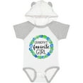 thumbnail image 3 of Inktastic Grandpa's Favorite Girl Blue Flower Wreath Girls Baby Bodysuit, 3 of 5